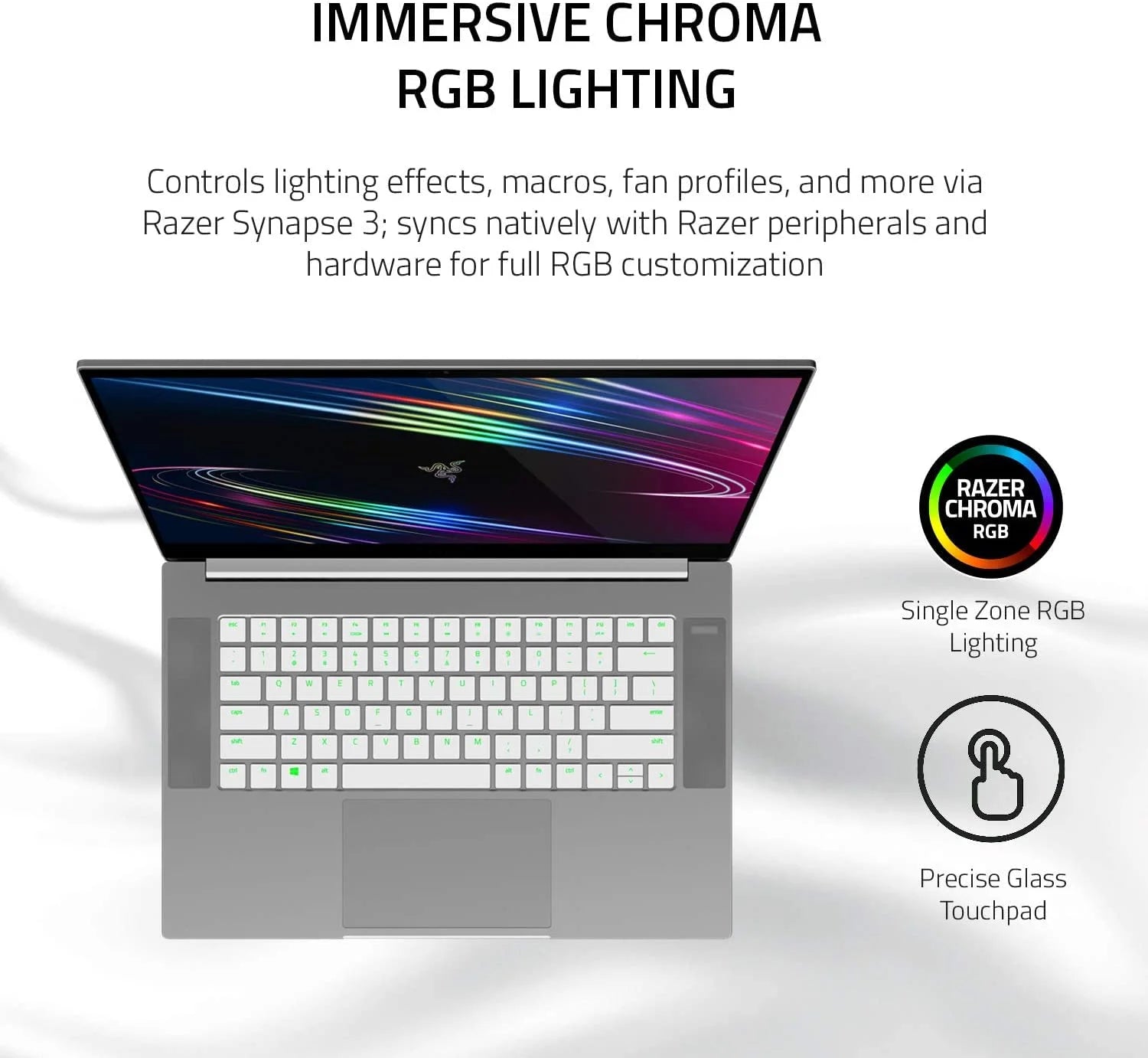 Blade 15 Base Gaming Laptop, Core I7-10750H, NVIDIA Geforce RTX 2070 Max-Q, 15.6" 4K OLED, 32GB RAM, 2048GB SSD, Chroma R, Thunderbolt 3, Bluetooth, Programmable Keyboard, Windows10